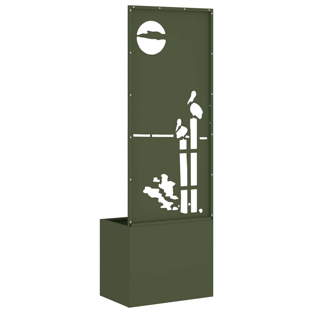 Schermo per privacy in giardino Oliver verde 50 x 32 x 150 cm
