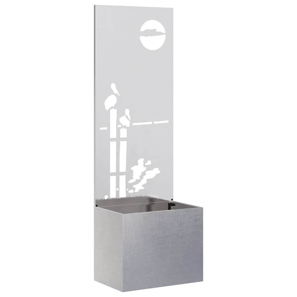 Schermo per privacy in giardino Argento 50 x 32 x 150 cm