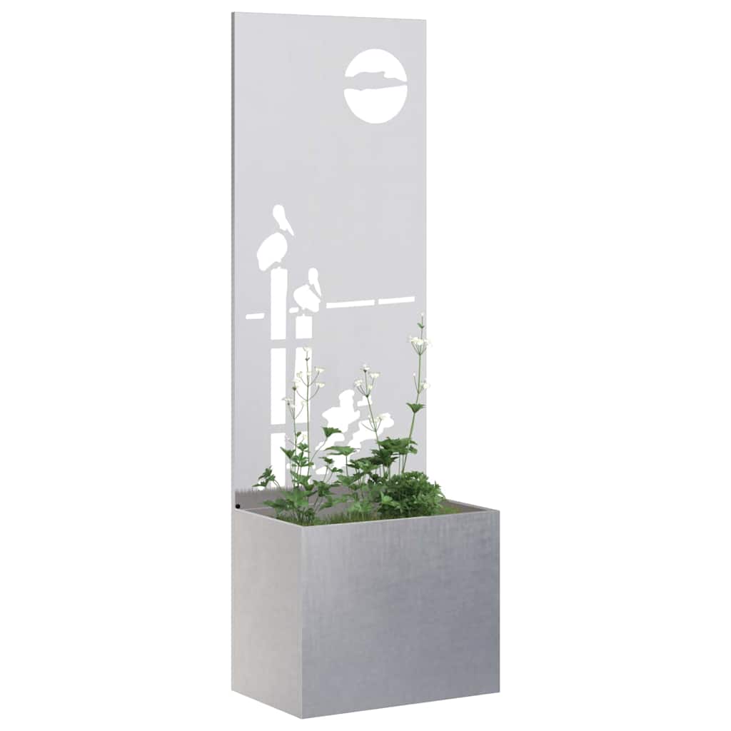 Schermo per privacy in giardino Argento 50 x 32 x 150 cm