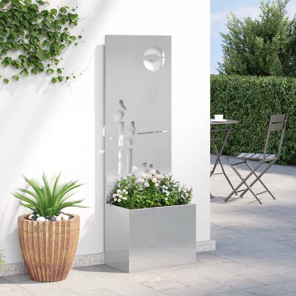 Schermo per privacy in giardino Argento 50 x 32 x 150 cm