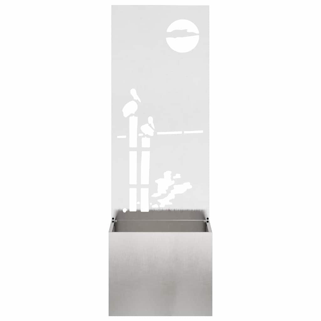 Schermo per privacy in giardino Argento 50 x 32 x 150 cm
