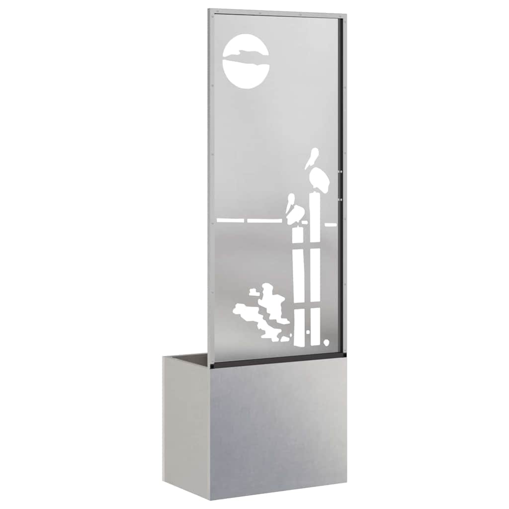Schermo per privacy in giardino Argento 50 x 32 x 150 cm