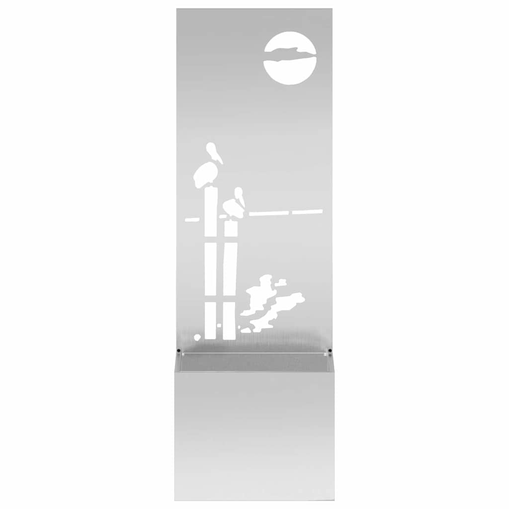 Schermo per privacy in giardino Argento 50 x 32 x 150 cm