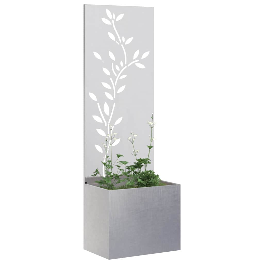 Schermo per privacy in giardino Argento 50 x 32 x 150 cm