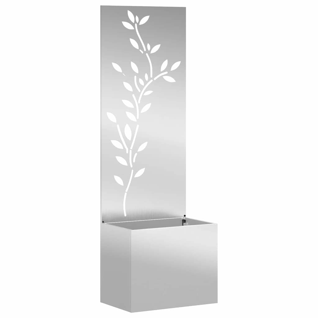 Schermo per privacy in giardino Argento 50 x 32 x 150 cm