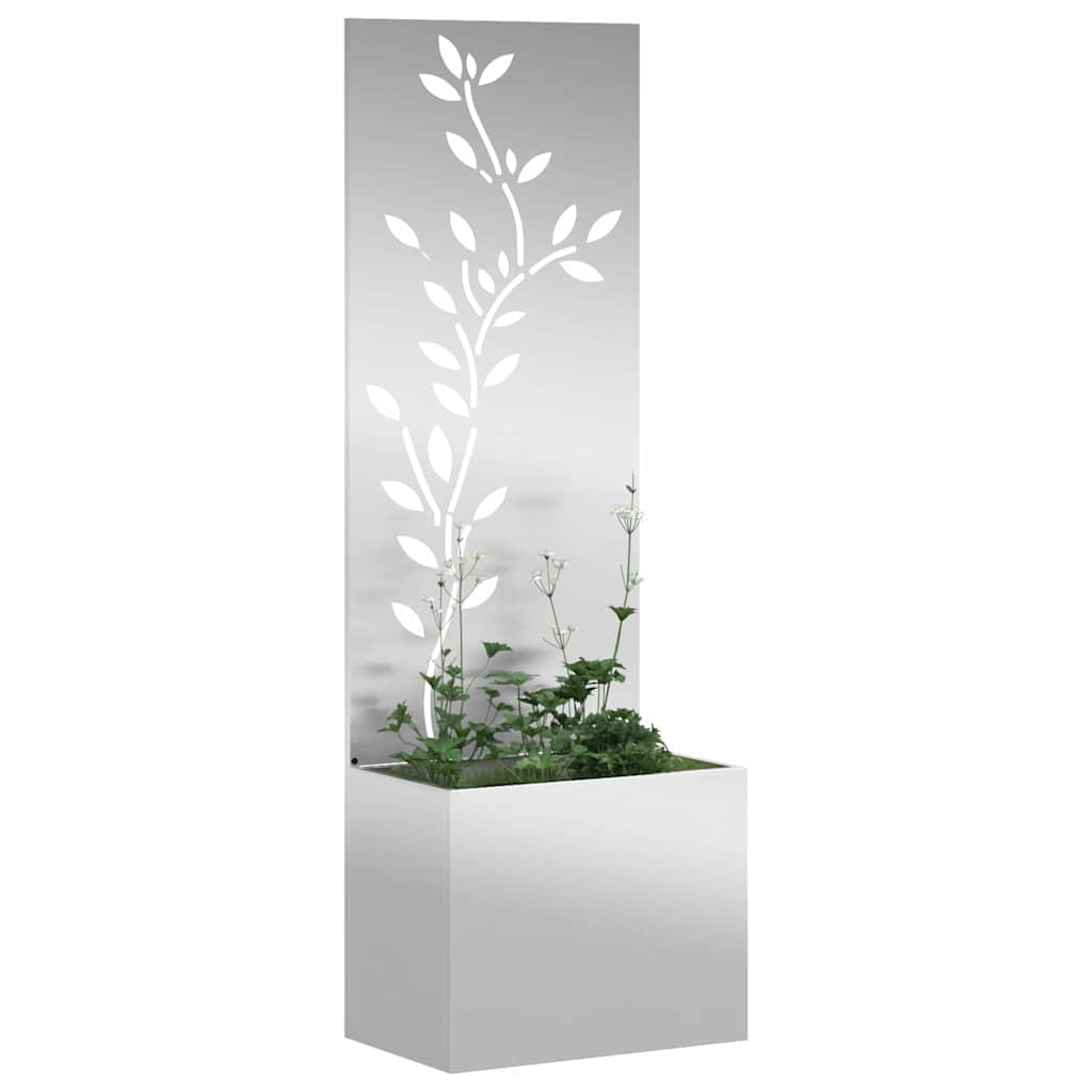 Schermo per privacy in giardino Argento 50 x 32 x 150 cm