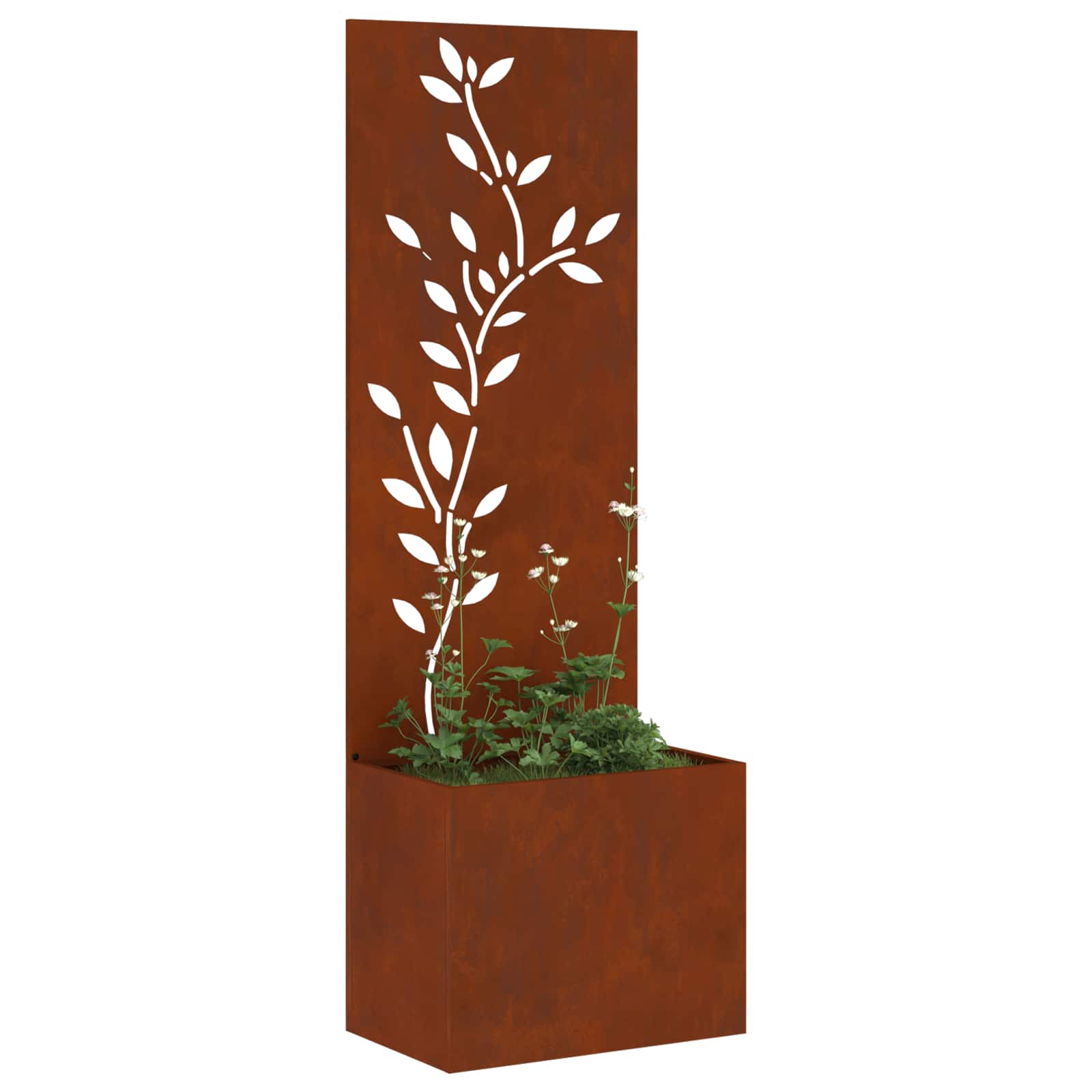 Schermo per privacy in giardino Ruggine 50 x 32 x 150 cm