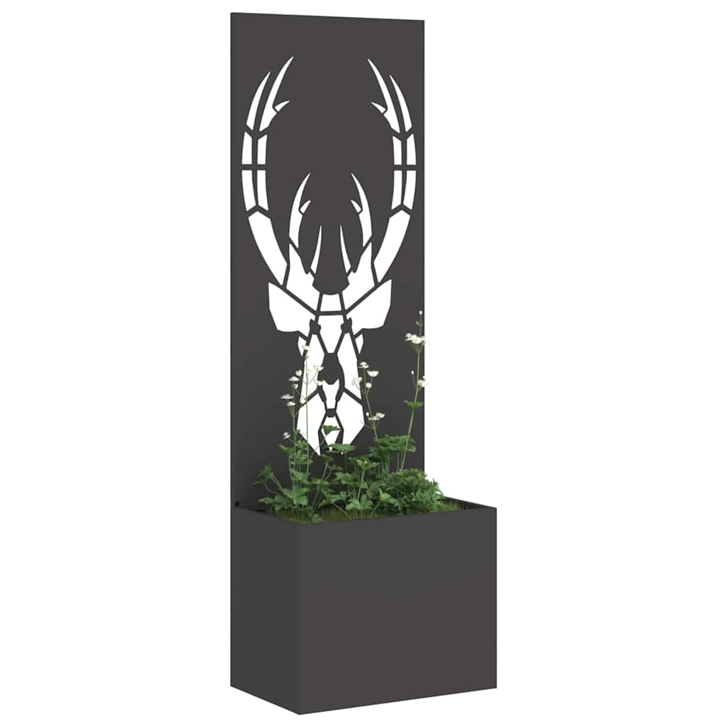 Schermo per privacy in giardino Nero 50 x 32 x 150 cm