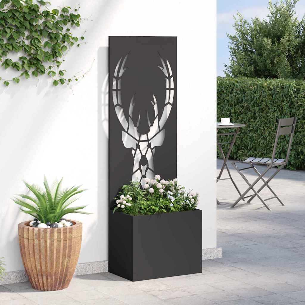 Schermo per privacy in giardino Nero 50 x 32 x 150 cm