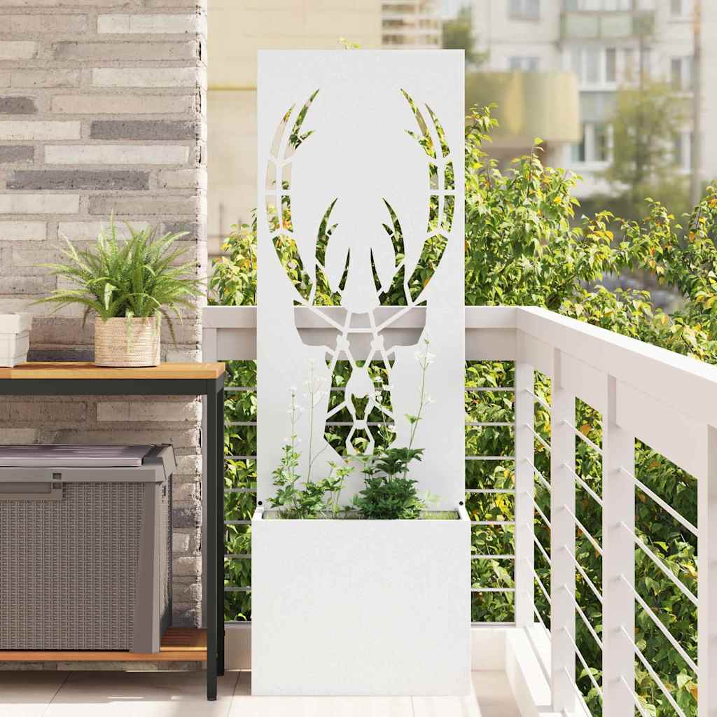 Schermo per privacy in giardino Bianco 50 x 32 x 150 cm