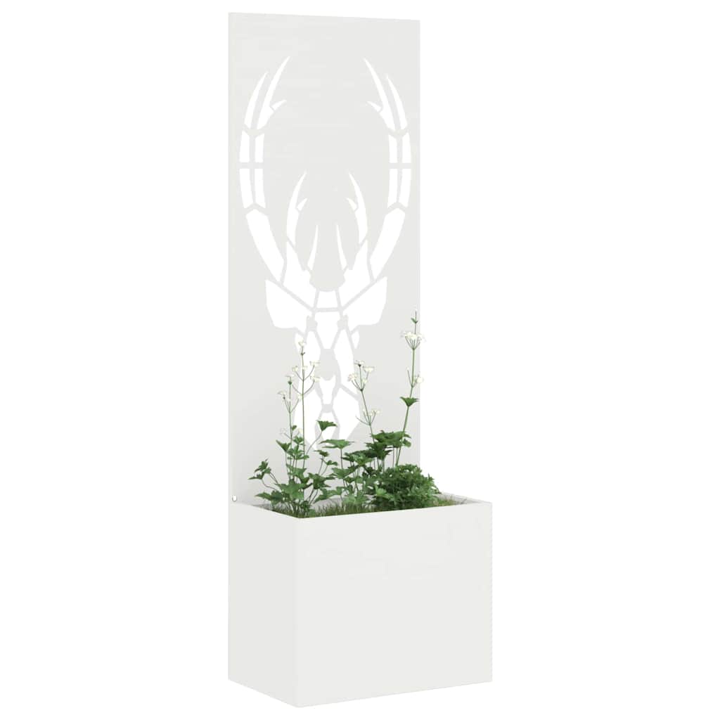 Schermo per privacy in giardino Bianco 50 x 32 x 150 cm