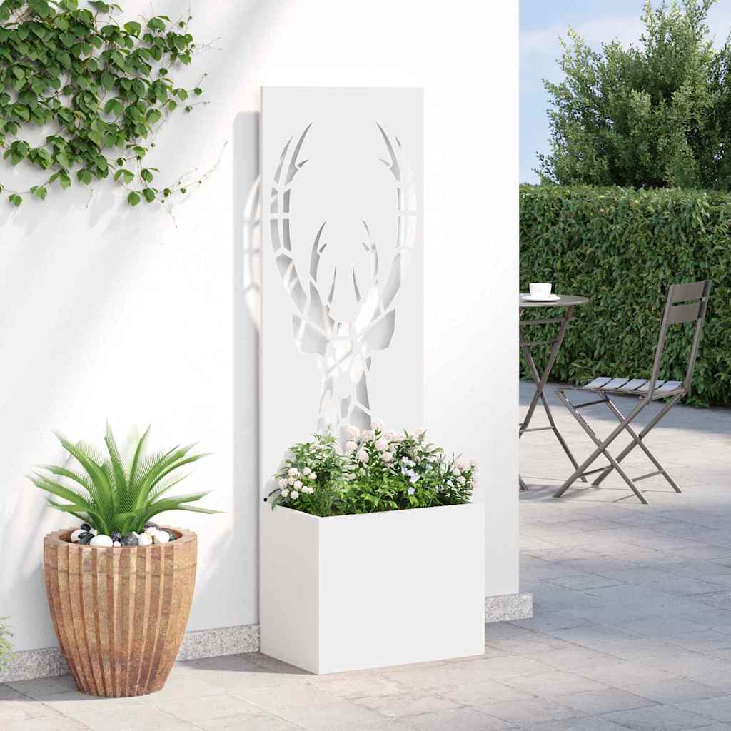Schermo per privacy in giardino Bianco 50 x 32 x 150 cm