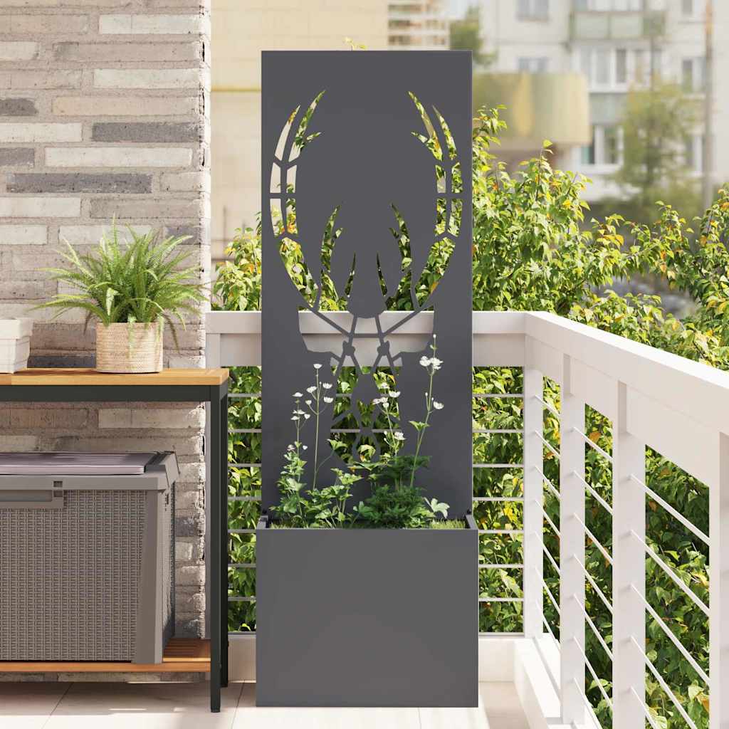 Schermo per privacy in giardino Antracite 50 x 32 x 150 cm