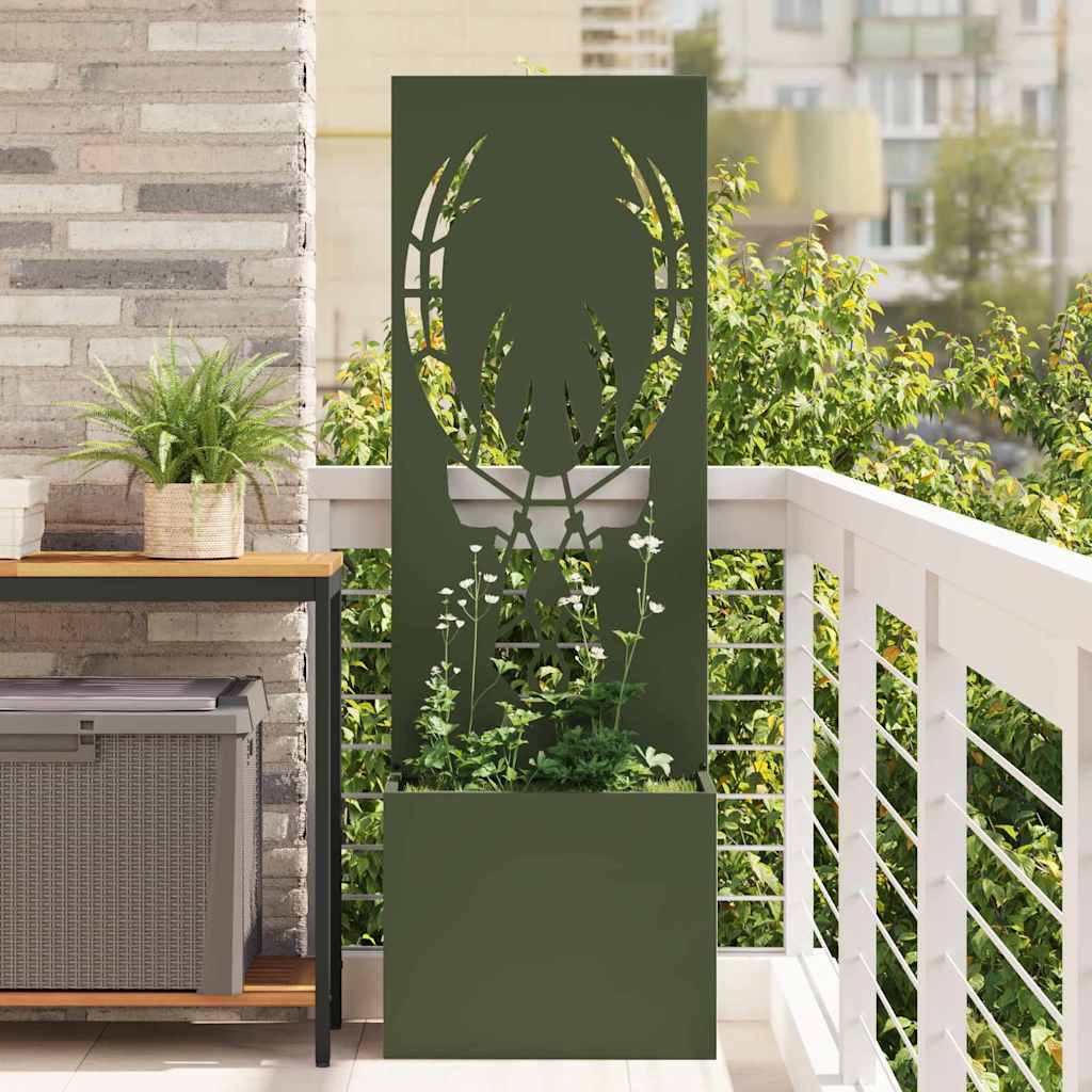 Schermo per privacy in giardino Oliver verde 50 x 32 x 150 cm
