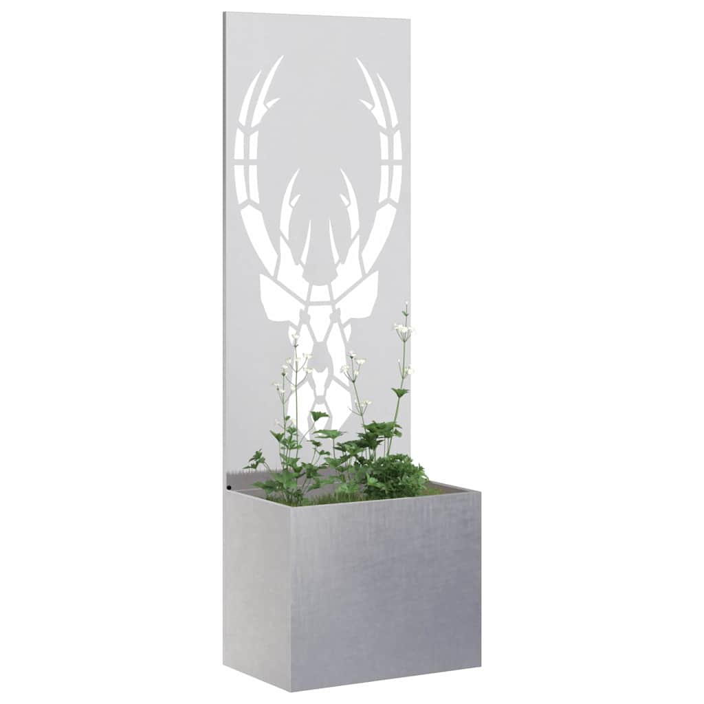 Schermo per privacy in giardino Argento 50 x 32 x 150 cm