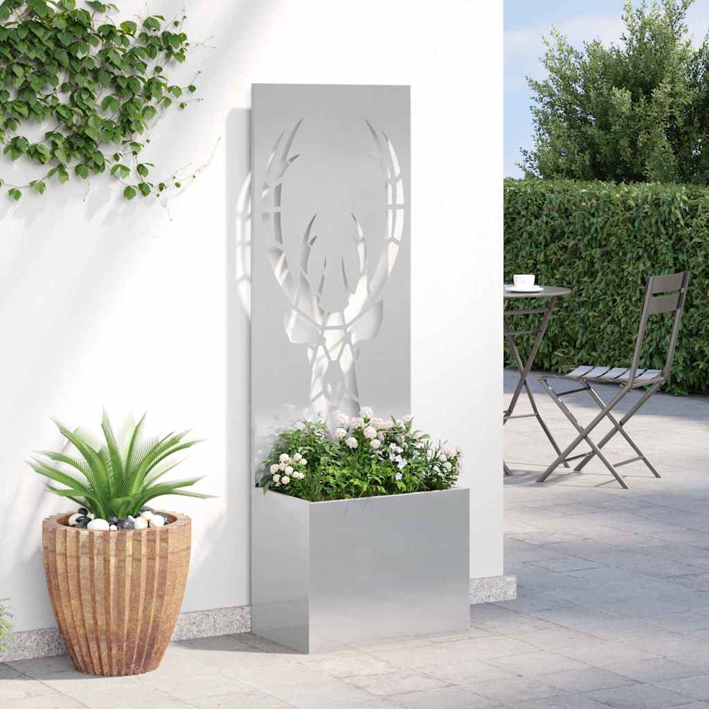 Schermo per privacy in giardino Argento 50 x 32 x 150 cm