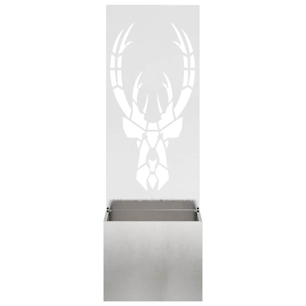 Schermo per privacy in giardino Argento 50 x 32 x 150 cm