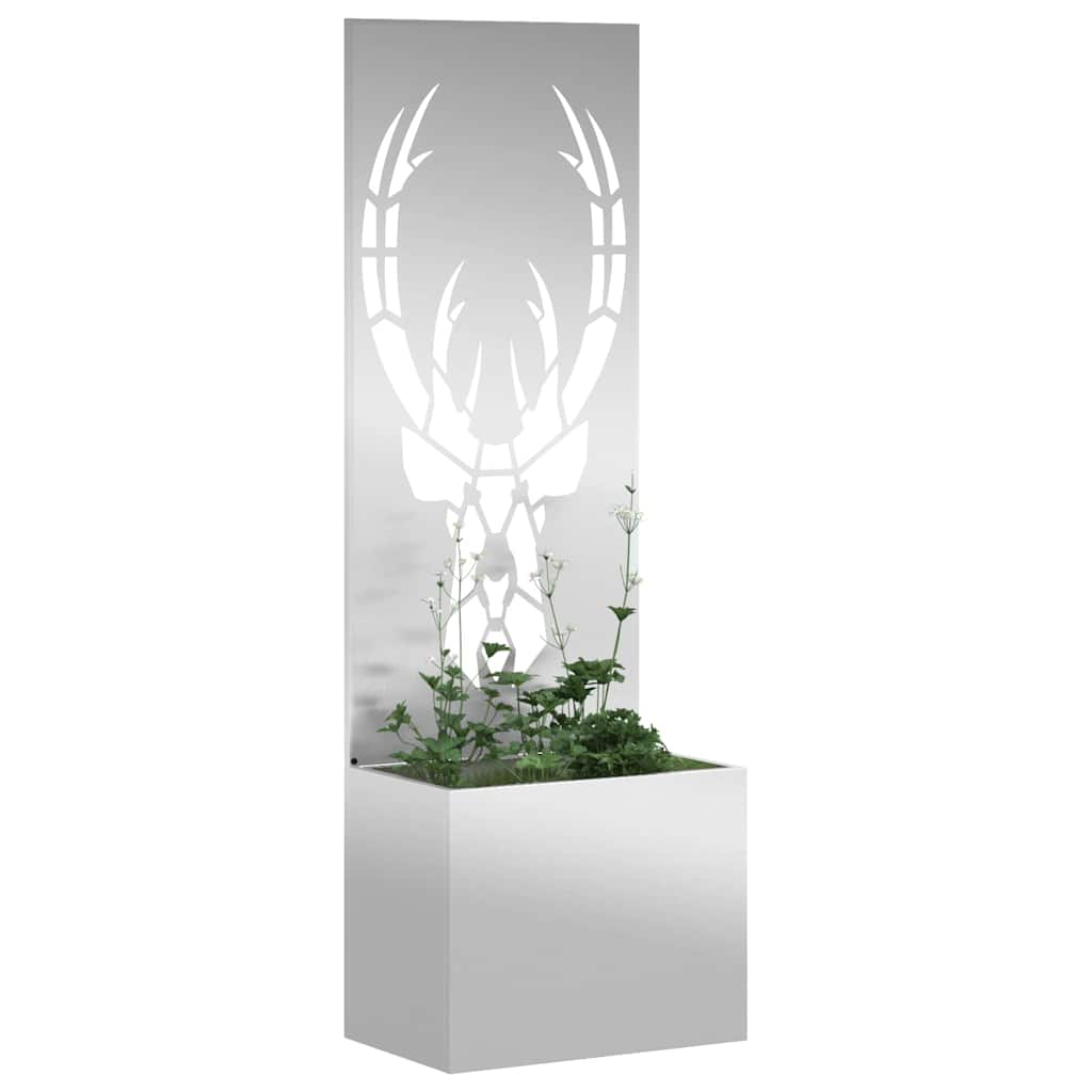Schermo per privacy in giardino Argento 50 x 32 x 150 cm