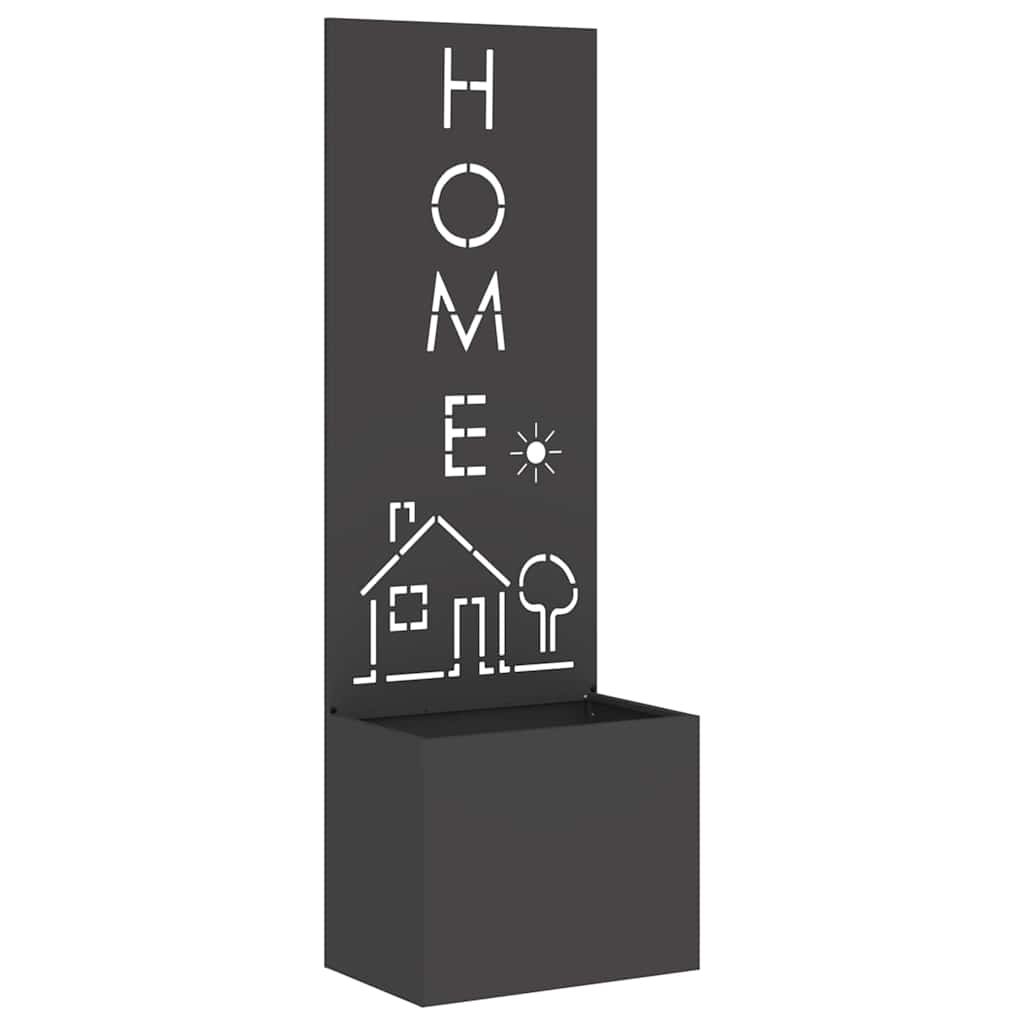Schermo per privacy in giardino Traforo Nero 50 x 32 x 150 cm