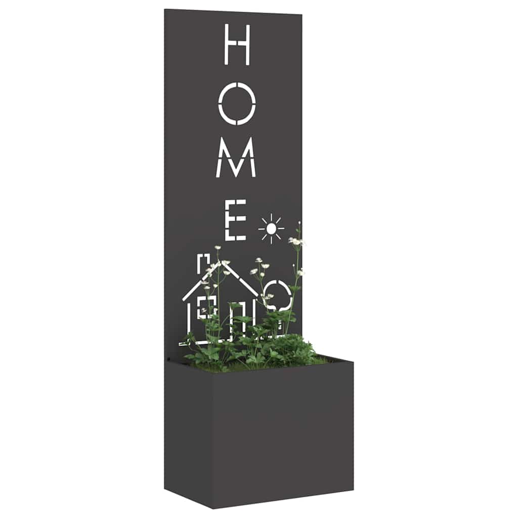Schermo per privacy in giardino Traforo Nero 50 x 32 x 150 cm