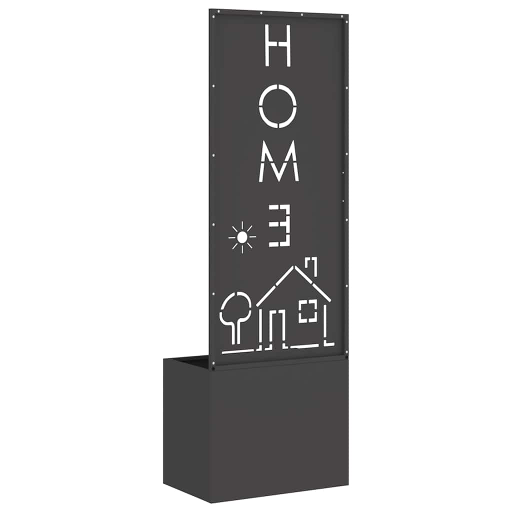 Schermo per privacy in giardino Traforo Nero 50 x 32 x 150 cm
