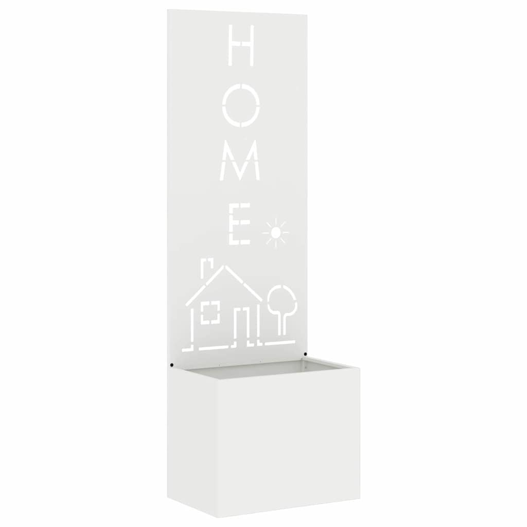 Schermo per privacy in giardino Traforo Bianco 50 x 32 x 150 cm