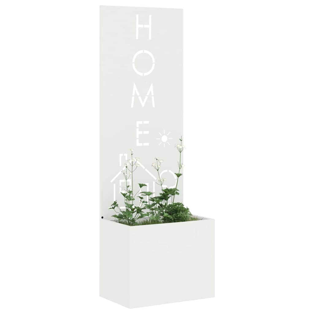 Schermo per privacy in giardino Traforo Bianco 50 x 32 x 150 cm