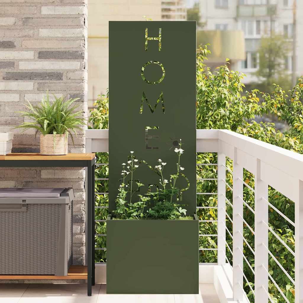 Schermo per privacy in giardino Oliver verde 50 x 32 x 150 cm