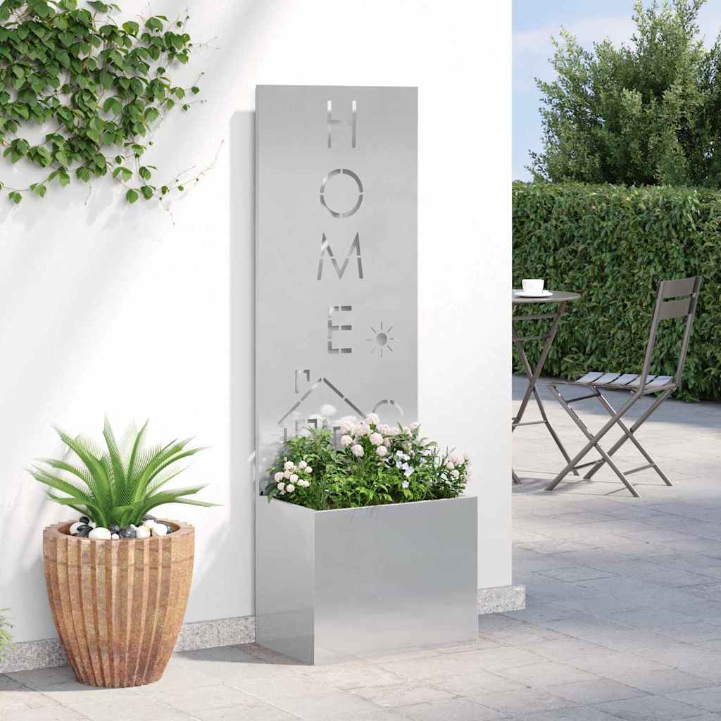 Schermo per privacy in giardino Argento 50 x 32 x 150 cm