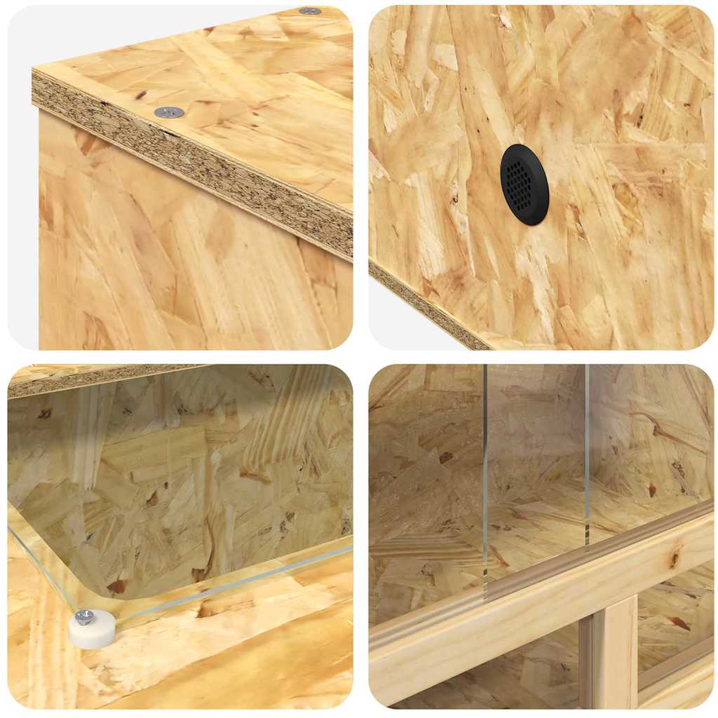 Terrario Marrone 80 x 50 x 50 cm OSB
