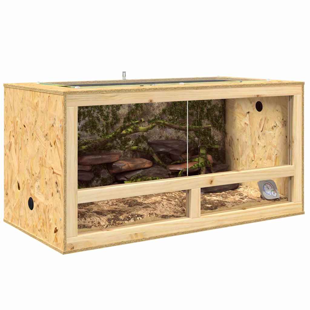 Terrario Marrone 100 x 50 x 50 cm OSB