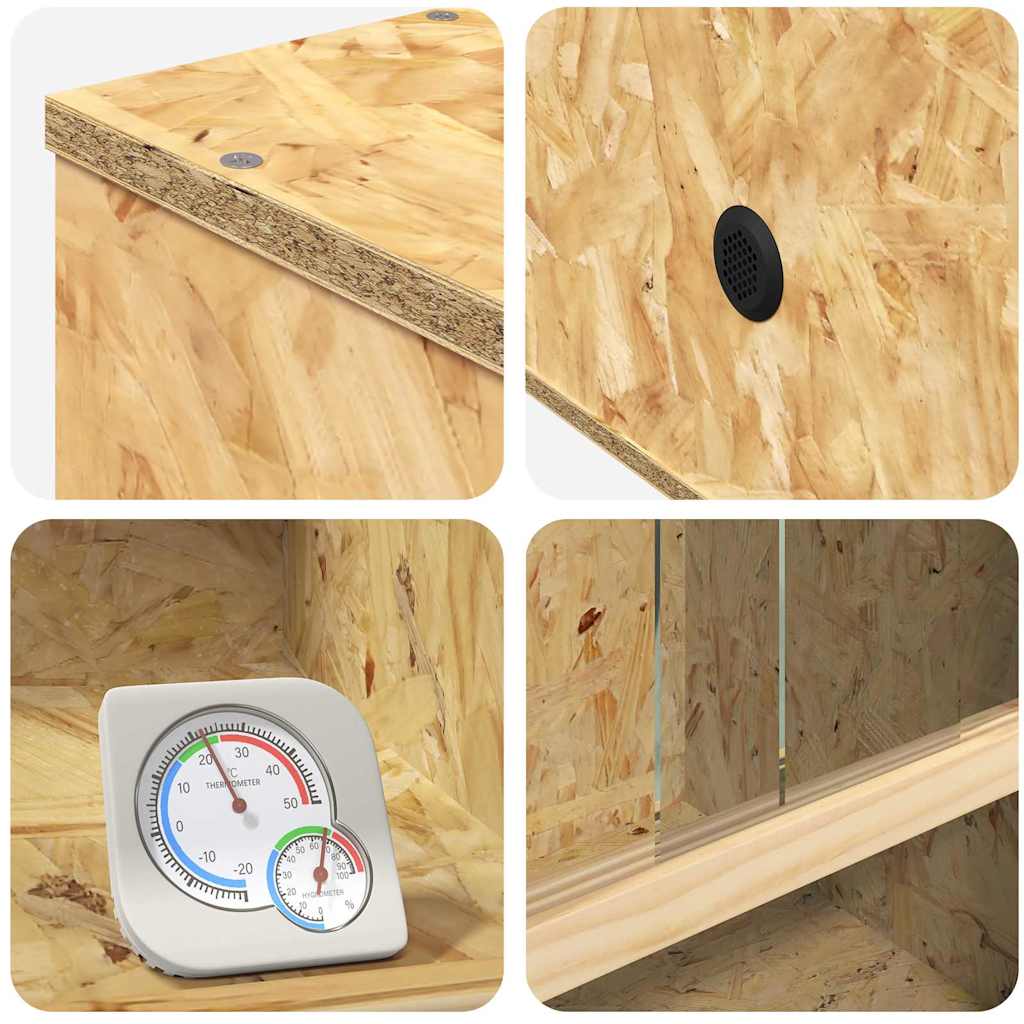 Terrario Marrone 50 x 50 x 100 cm OSB