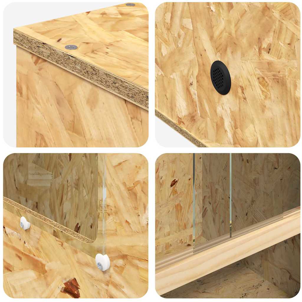 Terrario Marrone 50 x 50 x 80 cm OSB