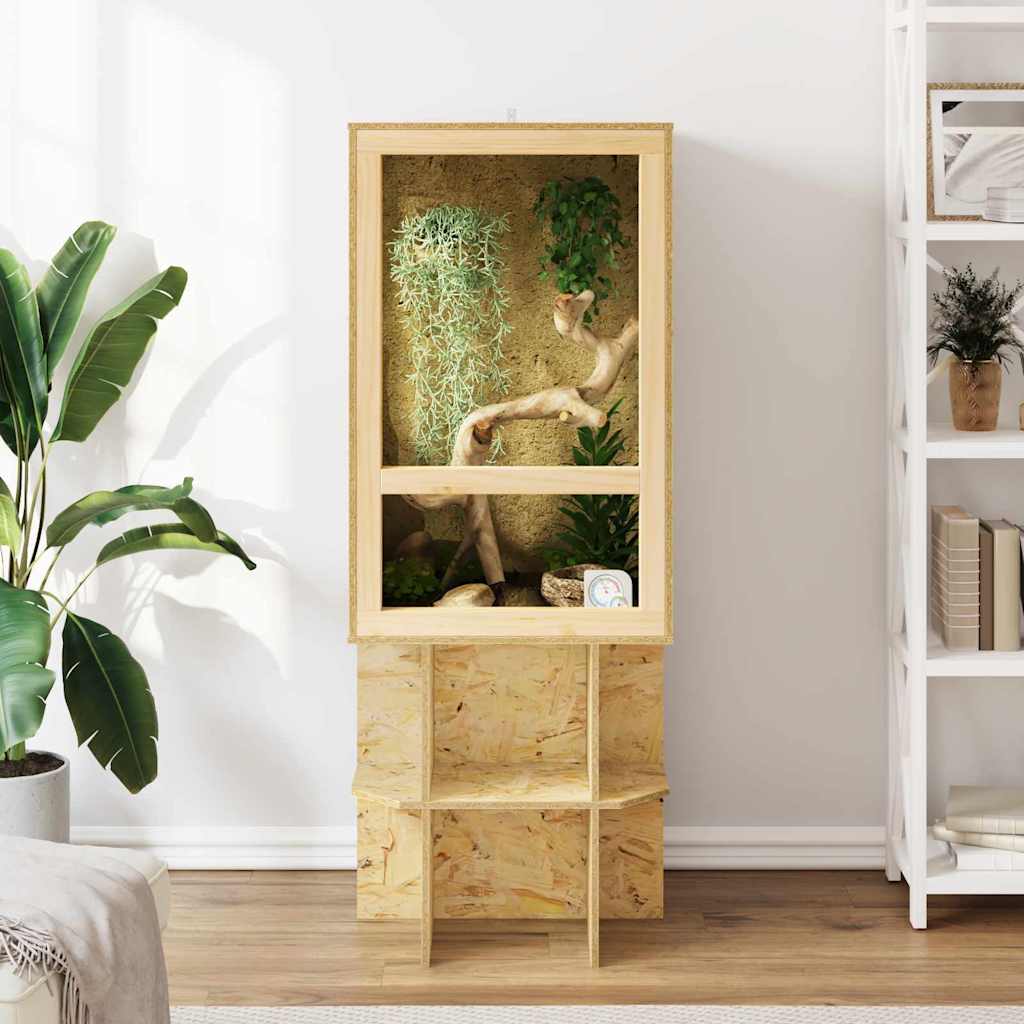 Terrario Marrone 50 x 50 x 80 cm OSB