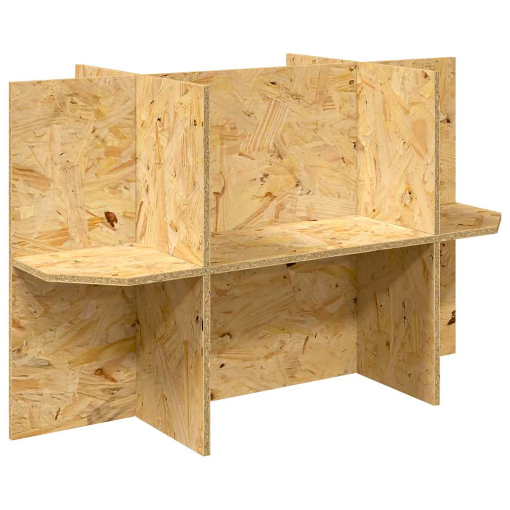 Base per Terrario con lo scaffale Marrone 80 x 40 x 50 cm OSB