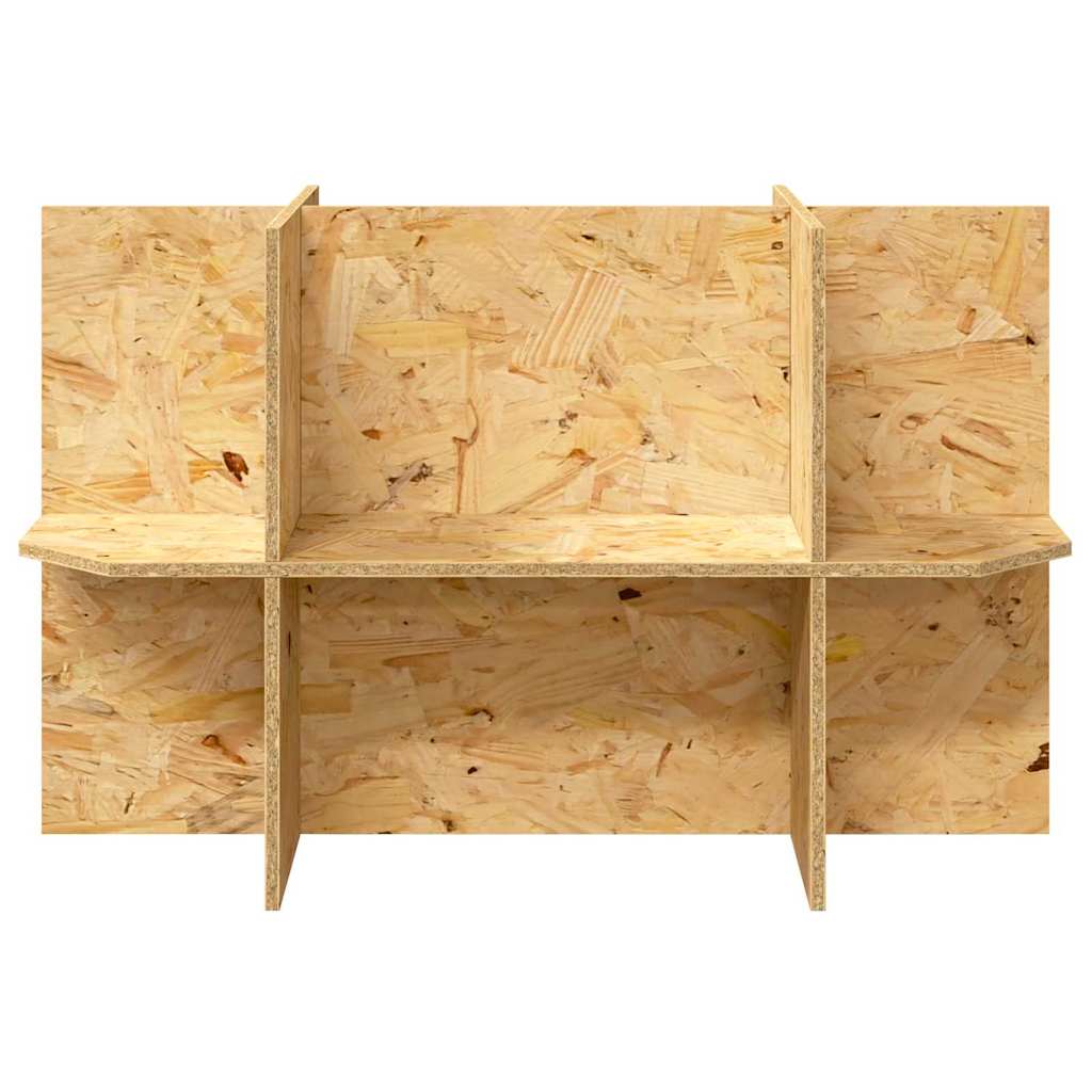 Base per Terrario con lo scaffale Marrone 80 x 40 x 50 cm OSB