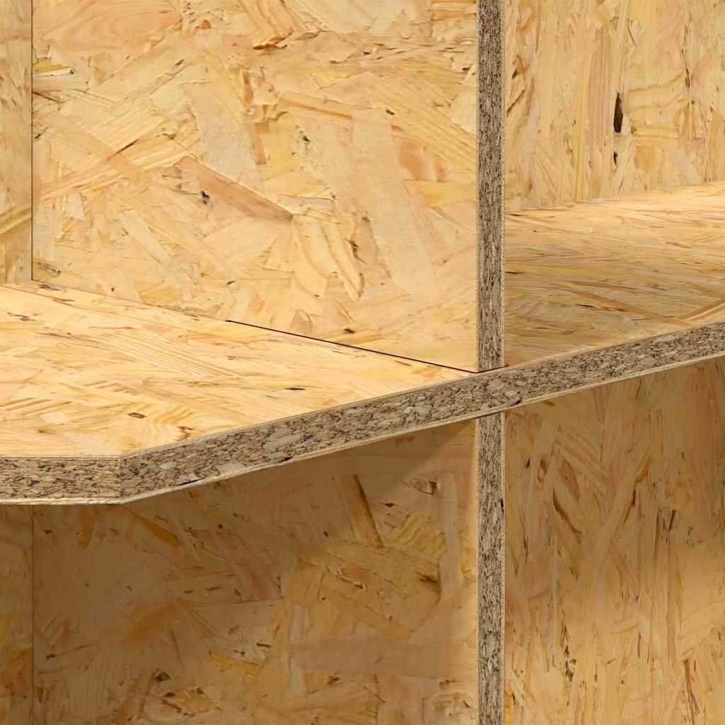 Base per Terrario con lo scaffale Marrone 80 x 40 x 50 cm OSB