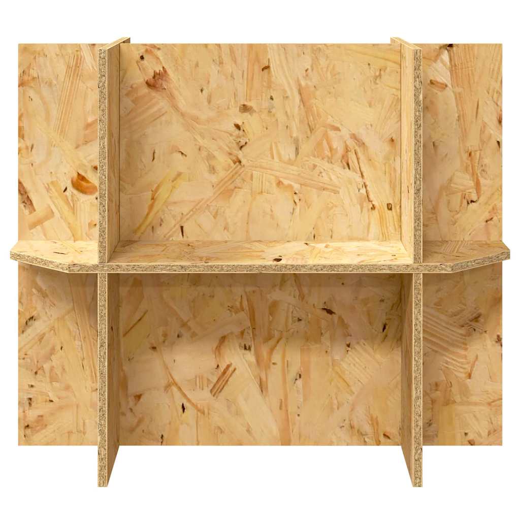 Base per Terrario con lo scaffale Marrone 60 x 30 x 50 cm OSB
