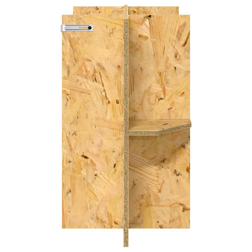 Base per Terrario con lo scaffale Marrone 60 x 30 x 50 cm OSB