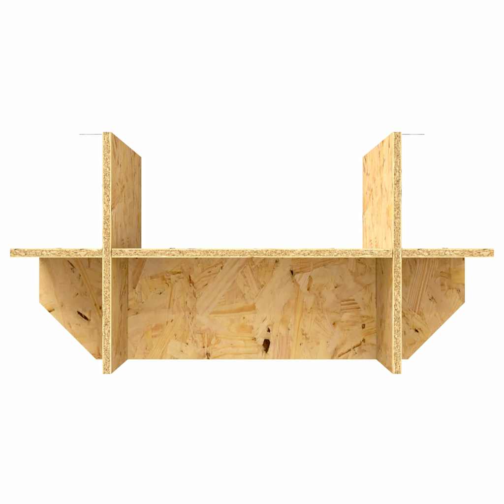 Base per Terrario con lo scaffale Marrone 60 x 30 x 50 cm OSB