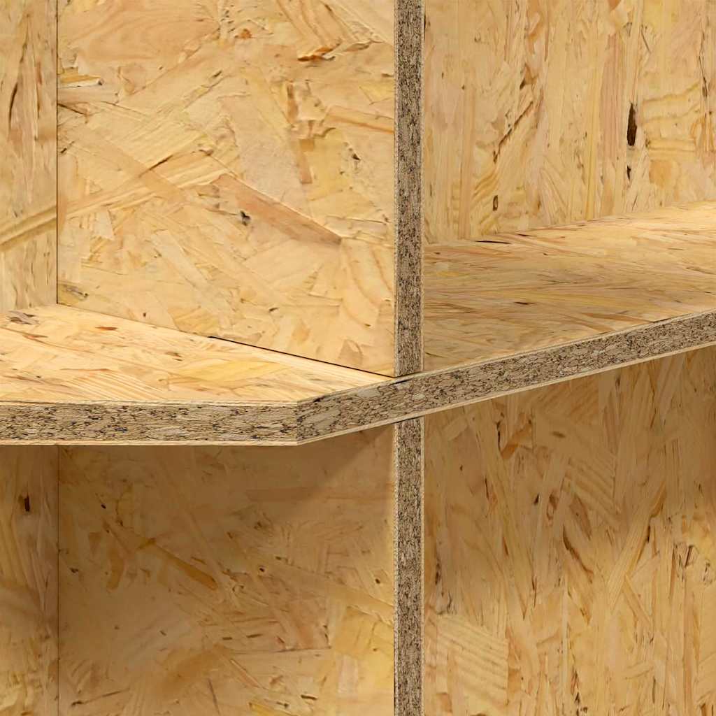 Base per Terrario con lo scaffale Marrone 60 x 30 x 50 cm OSB