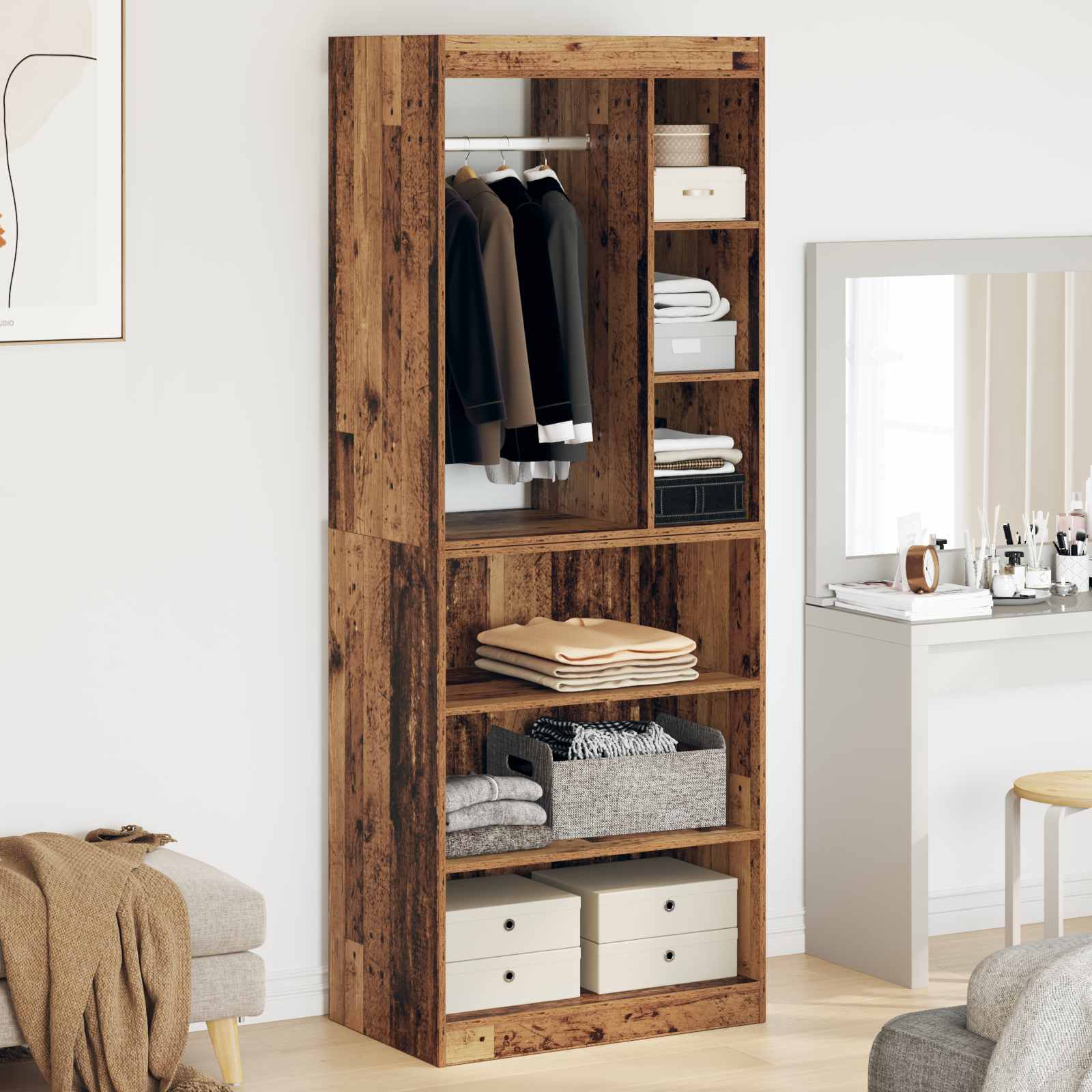 Guardaroba Legno antico 77 x 48 x 102 cm Legno ingegnerizzato