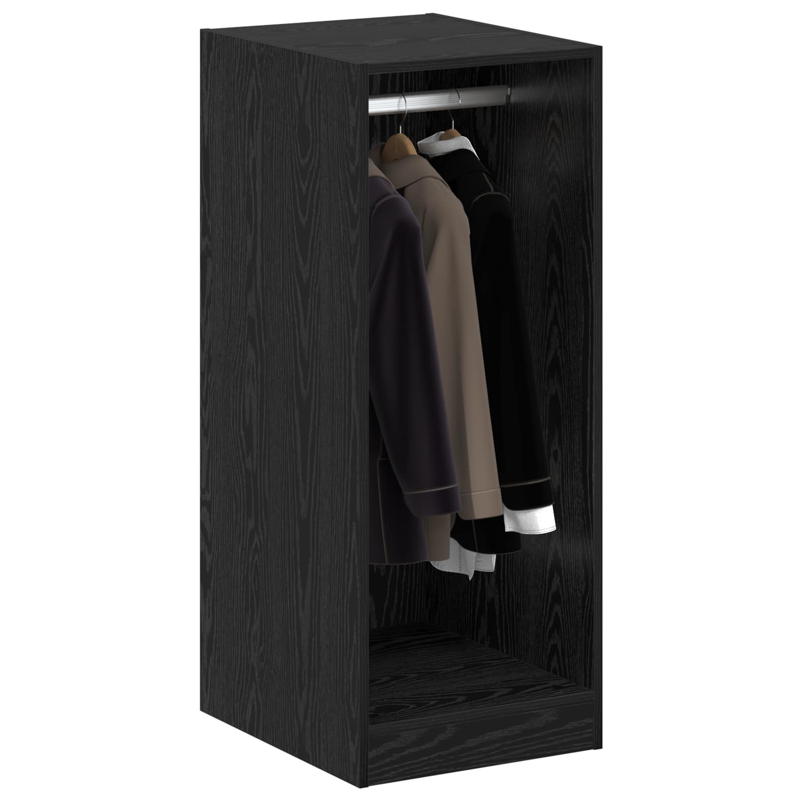 Guardaroba Rovere Nero 41 x 48 x 102 cm Legno ingegnerizzato