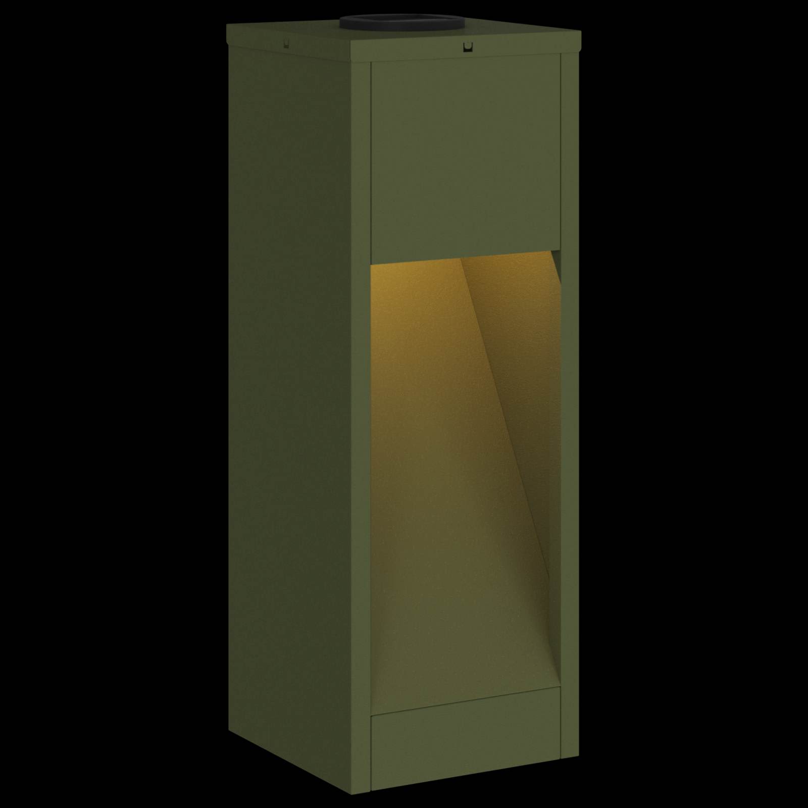 Lucina LED Solare da Percorso 2 pz Bianco caldo 18 x 18 x 50 cm