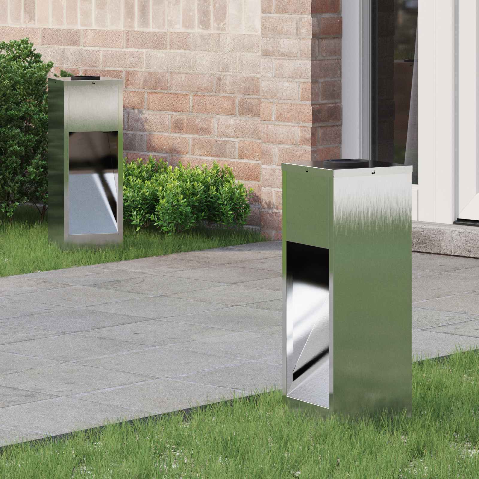 Lucina LED Solare da Percorso 2 pz Bianco caldo 18 x 18 x 50 cm