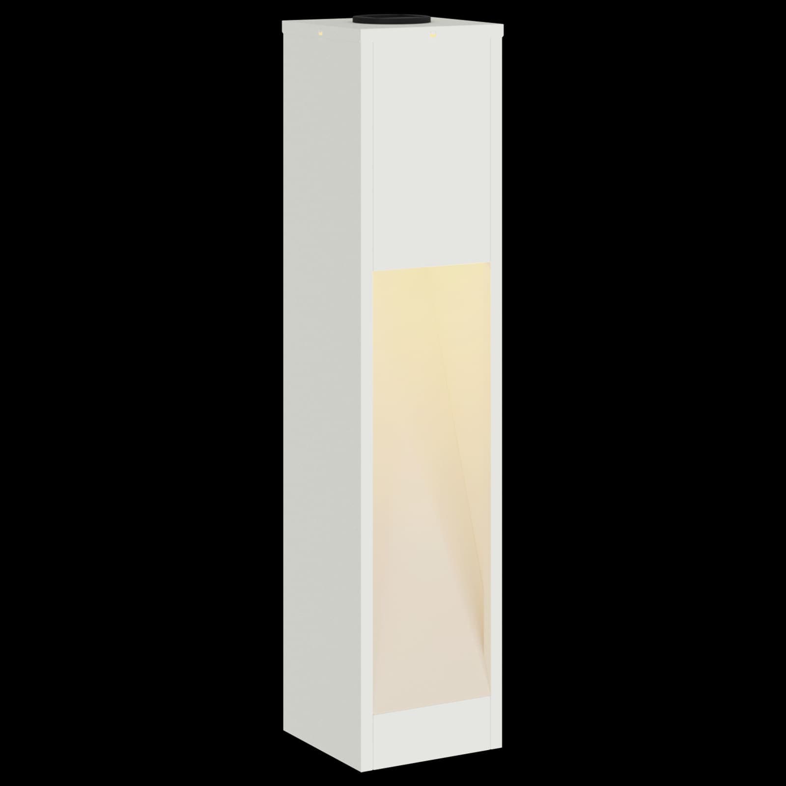 Lucina LED Solare da Percorso 2 pz Bianco caldo 18 x 18 x 80 cm