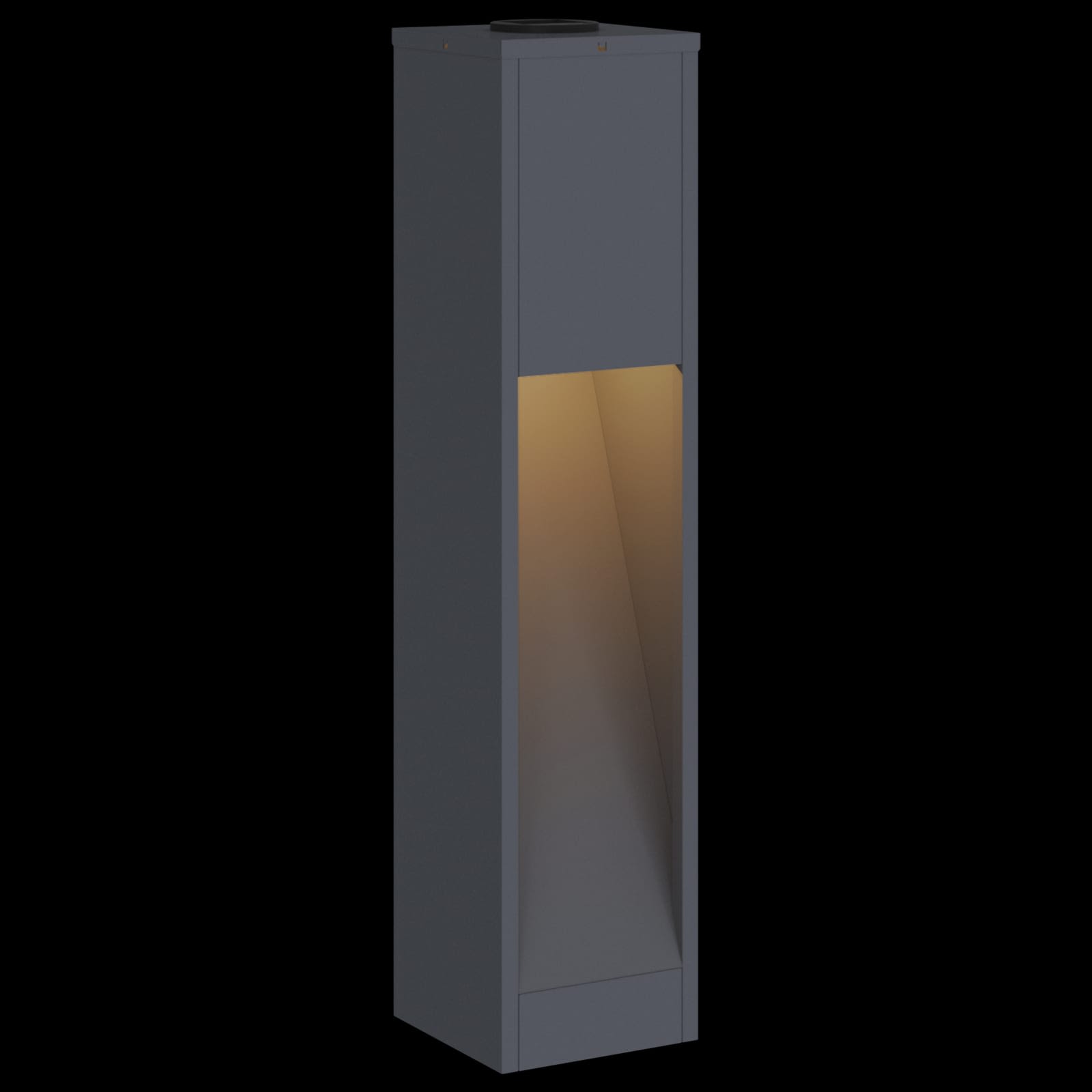 Lucina LED Solare da Percorso 2 pz Bianco caldo 18 x 18 x 80 cm
