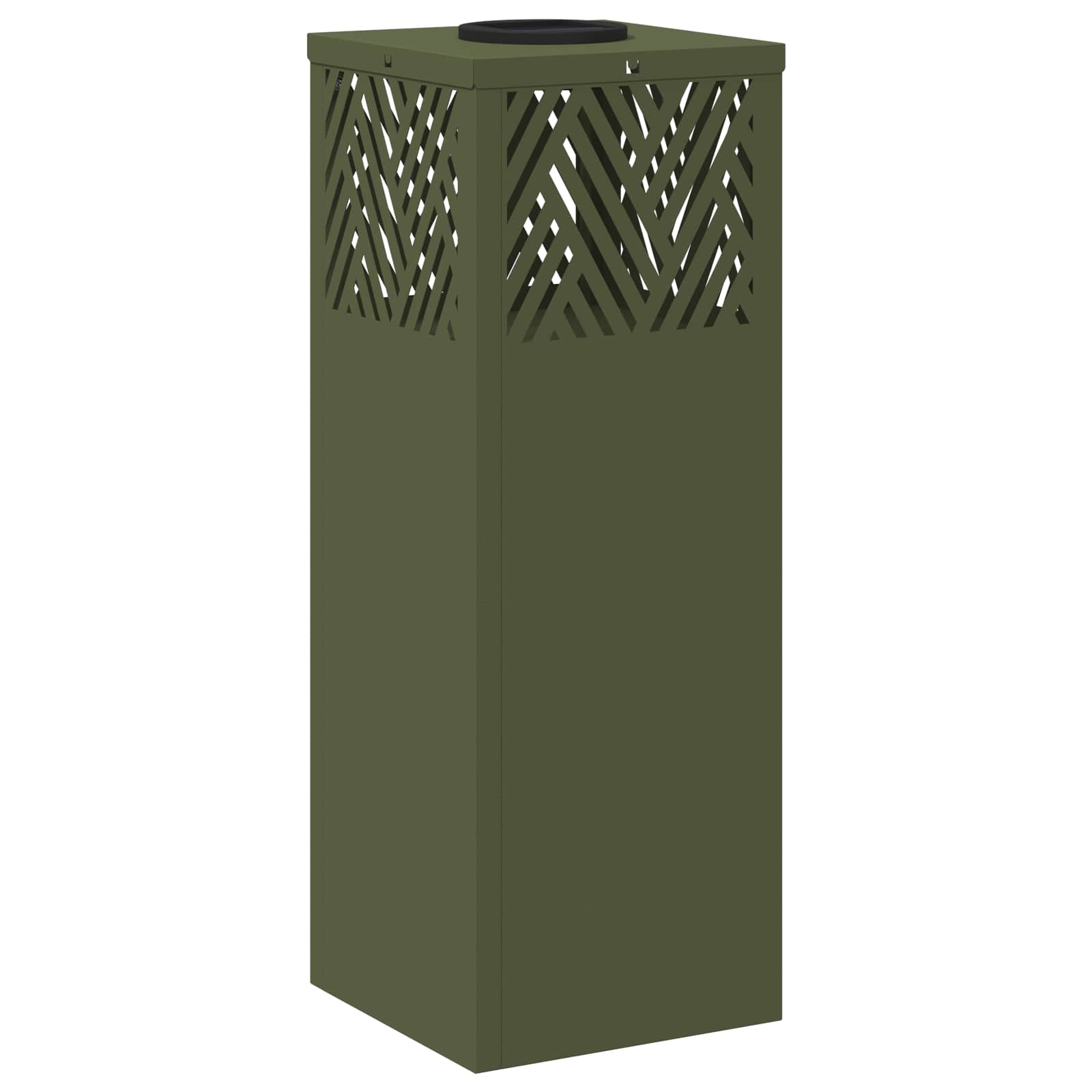 Faro LED solare per sentieri 2 pz Bianco caldo 18 x 18 x 50 cm