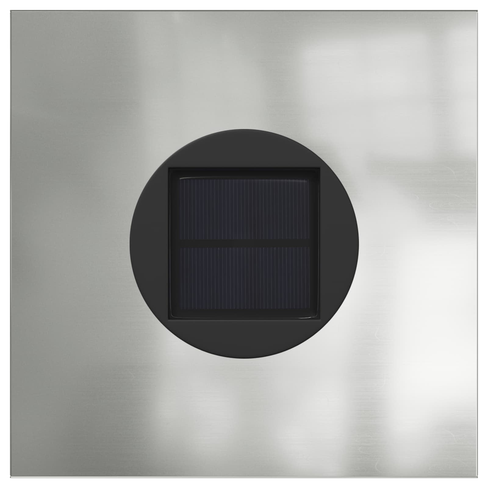Faro LED solare per sentieri 2 pz Bianco caldo 18 x 18 x 50 cm