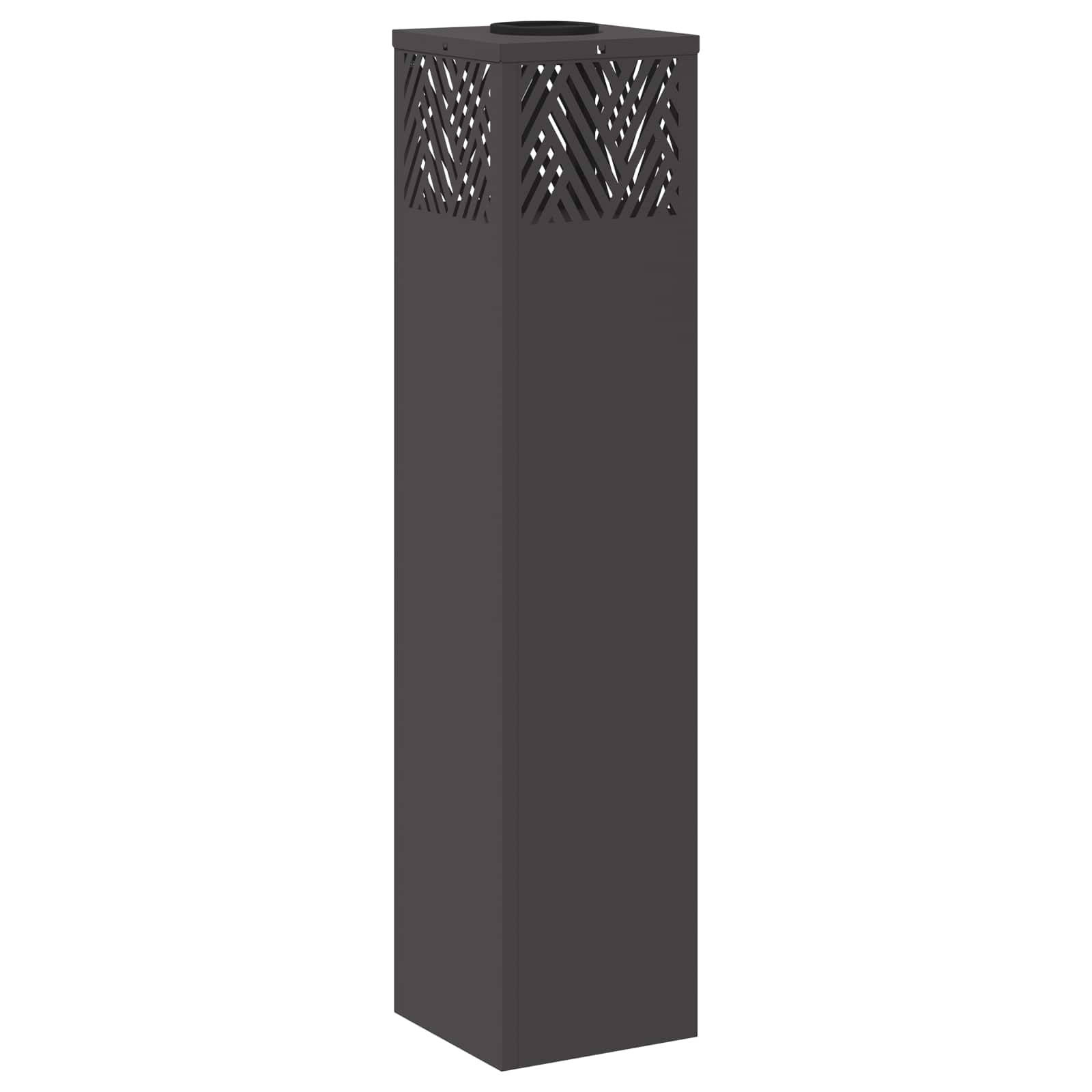 Faro LED solare per sentieri 2 pz Bianco caldo 18 x 18 x 80 cm